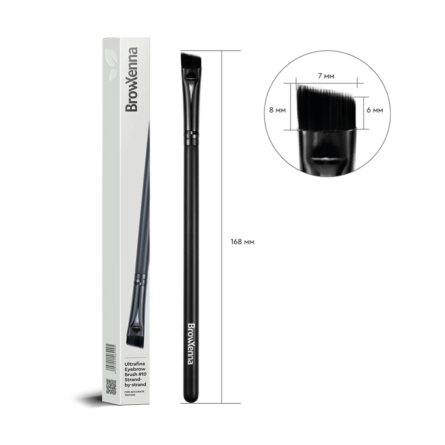 BrowXenna® Ultrafine Eyebrow Brush #10