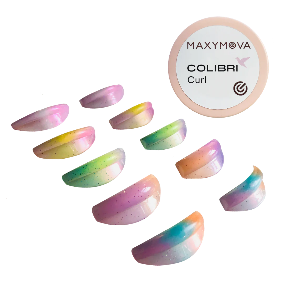 MAXYMOVA COLIBRI CURL SILICONE EYELASH CURL SHIELDS - 5 SIZES