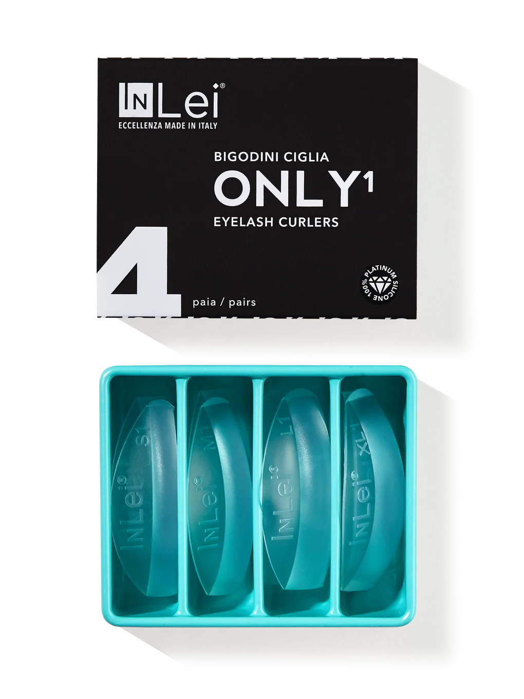 InLei ONLY 1 silicone eyelash curlers mix 4 sizes
